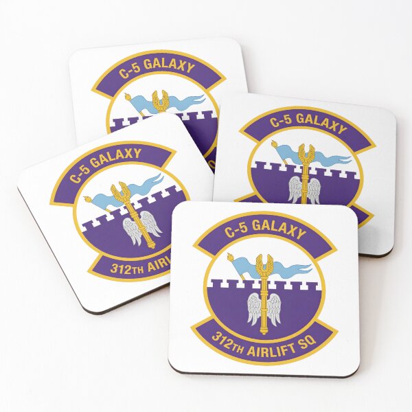 Item preview, 312th Airlift Squadron Military Patch - C-5 Galaxy designed and sold by CharlieDesings.