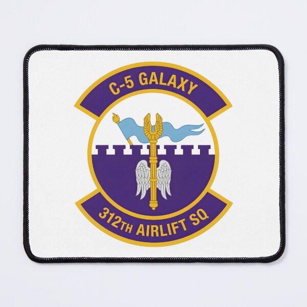 Item preview, 312th Airlift Squadron Military Patch - C-5 Galaxy designed and sold by CharlieDesings.