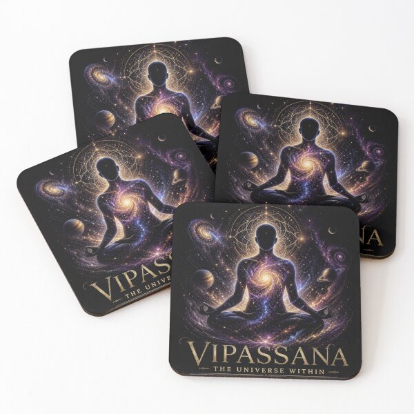 Item preview, Vipassana The Universe Within – Cosmic Mindfulness & Spiritual Design designed and sold by ArtsyExplorer.