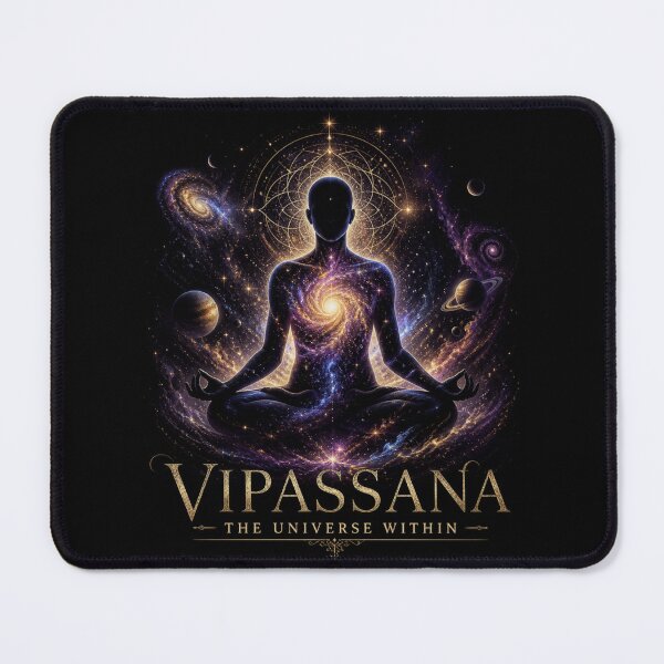 Item preview, Vipassana The Universe Within – Cosmic Mindfulness & Spiritual Design designed and sold by ArtsyExplorer.