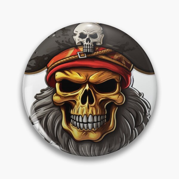 Item preview, Pirate Skull Sticker designed and sold by Solace Sparkles.