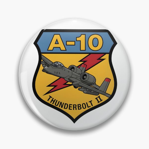 Item preview, A-10 Thunderbolt II Warthog Military Attack Aircraft Patch designed and sold by CharlieDesings.