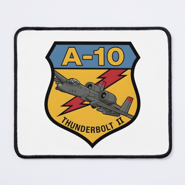 Item preview, A-10 Thunderbolt II Warthog Military Attack Aircraft Patch designed and sold by CharlieDesings.
