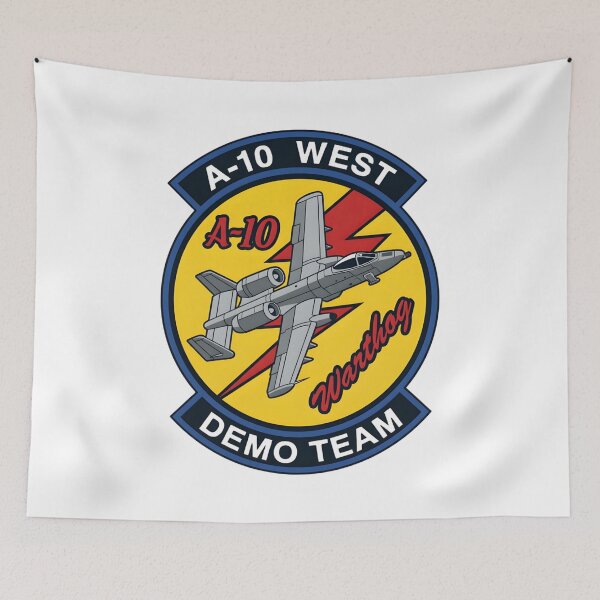 Item preview, A-10 West Demo Team Warthog Military Aviation Patch designed and sold by CharlieDesings.