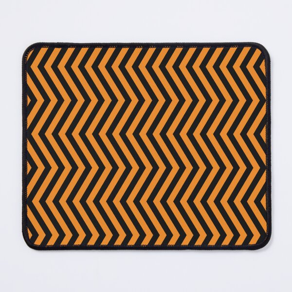 Item preview, Orange And Black Chevron Pattern designed and sold by pattern-archive.