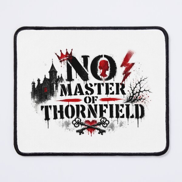 Item preview, Jane Eyre No Master Of Thornfield Gothic Literature Grunge designed and sold by Fenay Designs.