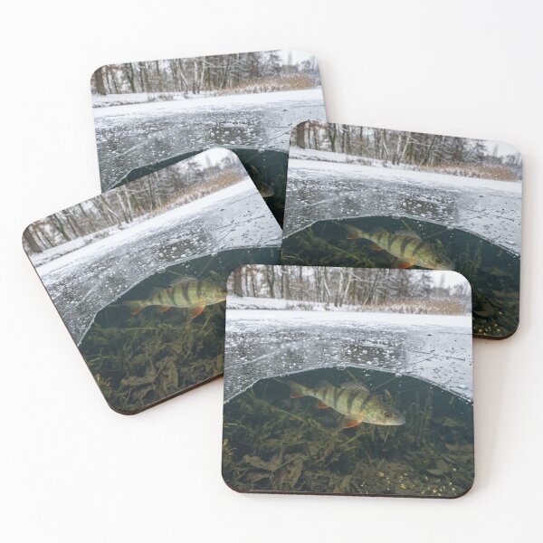 Item preview, Fish visible under a thin layer of ice designed and sold by Malisa345.