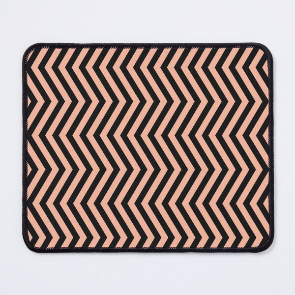 Item preview, Peach And Black Chevron Pattern designed and sold by pattern-archive.