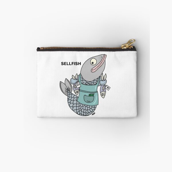 Item preview, Sellfish - Funny Financial Fish Pun designed and sold by MyxaART.