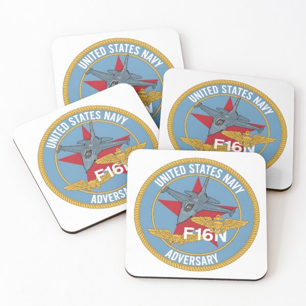 Item preview, United States Navy F-16N Adversary Fighter Squadron Patch designed and sold by CharlieDesings.