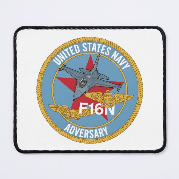 Item preview, United States Navy F-16N Adversary Fighter Squadron Patch designed and sold by CharlieDesings.