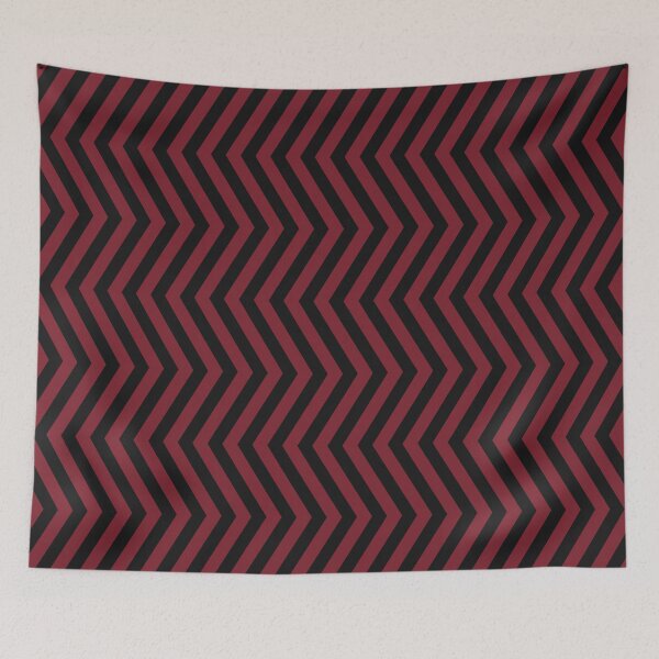 Item preview, Pastel Red And Black Chevron Pattern designed and sold by pattern-archive.