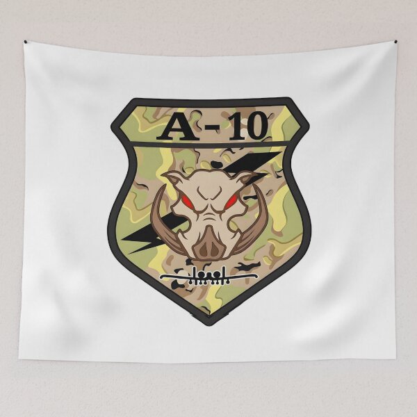 Item preview, A-10 Warthog Camouflage Tactical Military Patch Design designed and sold by CharlieDesings.