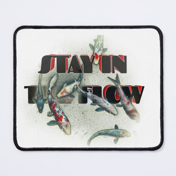 Item preview, Koi Fish Zen Art – Stay in the Flow Motivational Design designed and sold by ChiaraPagani.