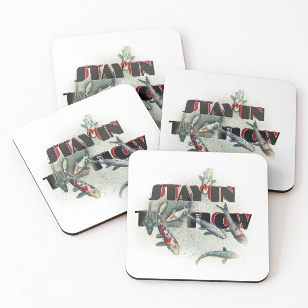 Item preview, Koi Fish Zen Art – Stay in the Flow Motivational Design designed and sold by ChiaraPagani.