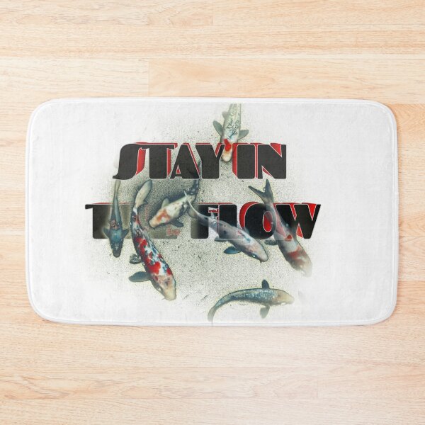 Item preview, Koi Fish Zen Art – Stay in the Flow Motivational Design designed and sold by ChiaraPagani.