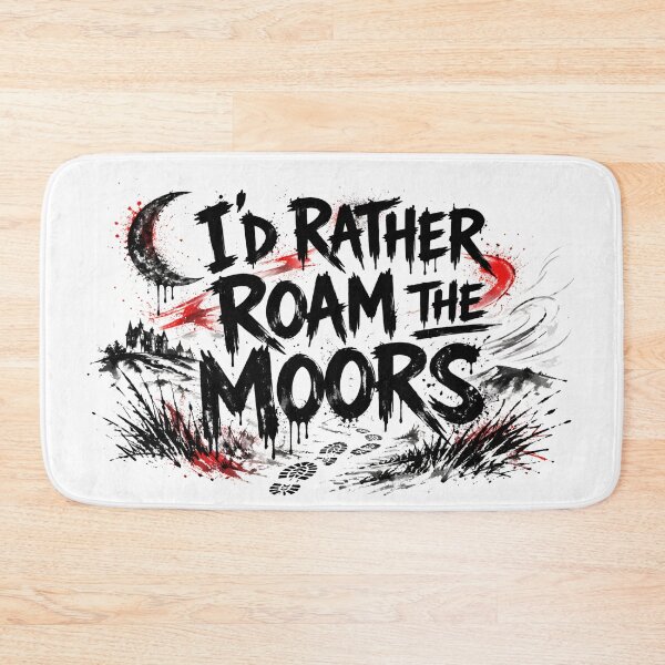 Item preview, Jane Eyre I'd Rather Roam The Moors Dark Gothic Landscape designed and sold by Fenay Designs.
