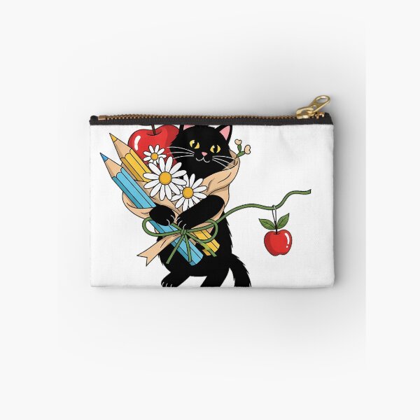 Item preview, Black Cat Apple and Daisy Bundle Gift designed and sold by pumsquare.