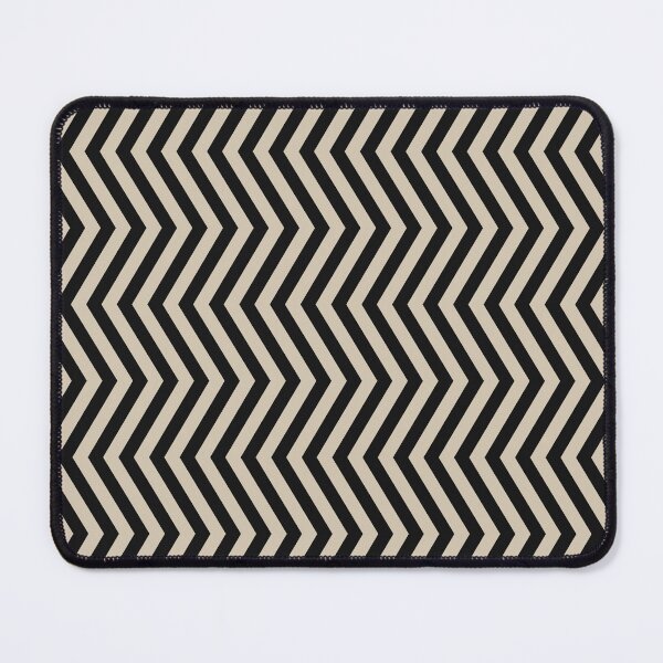 Item preview, Sand And Black Chevron Pattern designed and sold by pattern-archive.