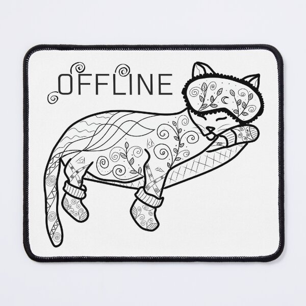 Item preview, Boho Cat Art – Celestial Line Illustration designed and sold by LeshanArt.