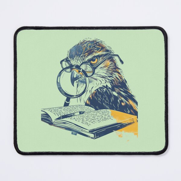 Item preview, Hawk Eye Homework Check Funny Teacher & Student Art designed and sold by BoxofMoments.