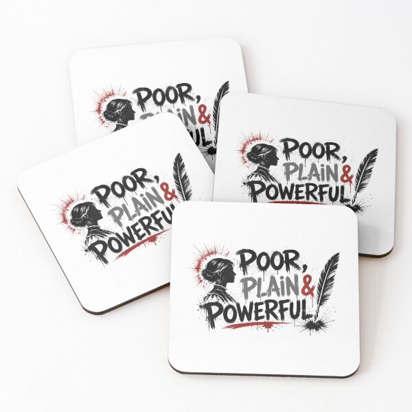Item preview, Jane Eyre Poor Plain And Powerful Feminist Bookish Quote designed and sold by Fenay Designs.