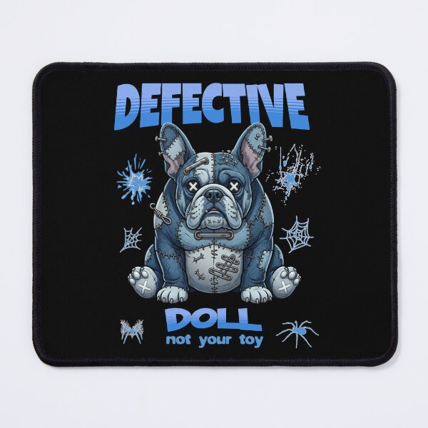 Item preview, Voodoo French Bulldog – Defective Doll Creepy Cute Gothic Dog Design designed and sold by PixelsPaws.
