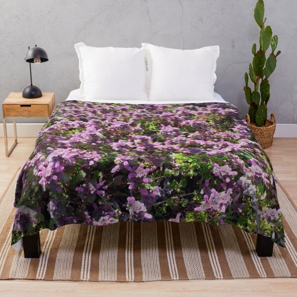 Item preview, Purple Lamium Purpureum Floral Background designed and sold by inspiration3.
