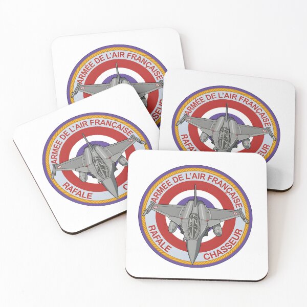 Item preview, French Air Force Dassault Rafale Chasseur Military Patch designed and sold by CharlieDesings.