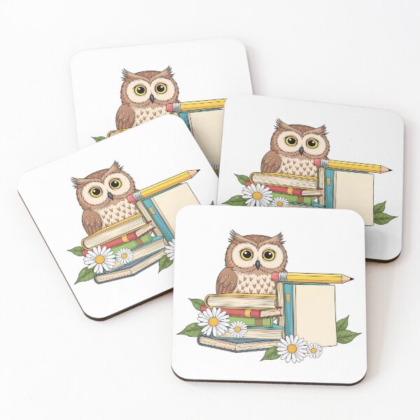 Item preview, Daisy Flowers Owl Stack of Blank Books Gift designed and sold by pumsquare.