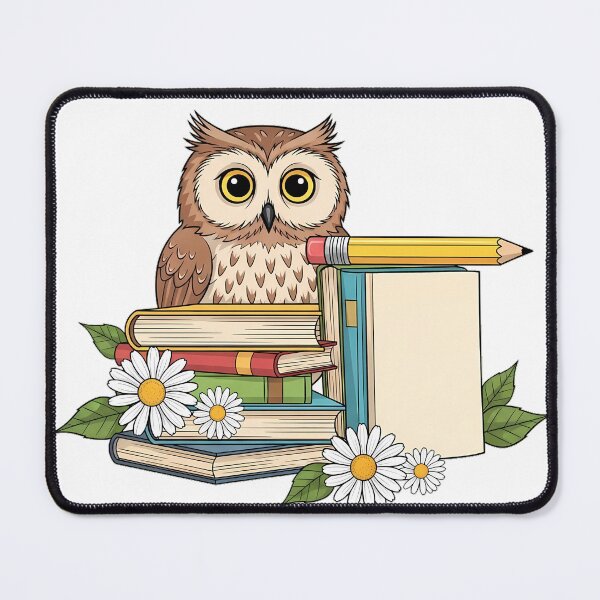 Item preview, Daisy Flowers Owl Stack of Blank Books Gift designed and sold by pumsquare.