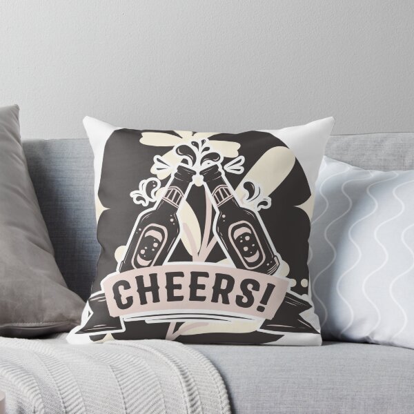 Item preview, Cheers Beer Celebration Sticker | Funny Party Toasting Gift | Retro Brew Aesthetic designed and sold by SoftAuraStudi0.