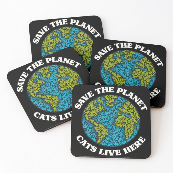 Item preview, Save The Planet Cats Live Here designed and sold by World Domination For Cats ®.