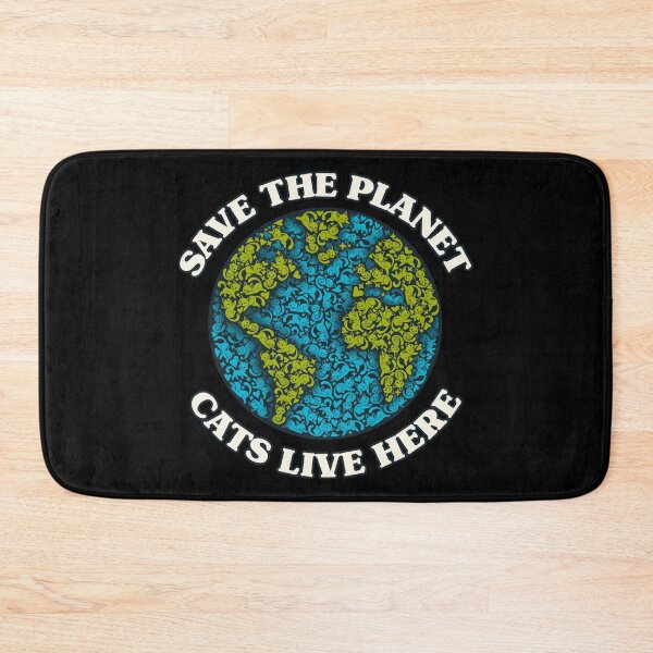 Item preview, Save The Planet Cats Live Here designed and sold by World Domination For Cats ®.