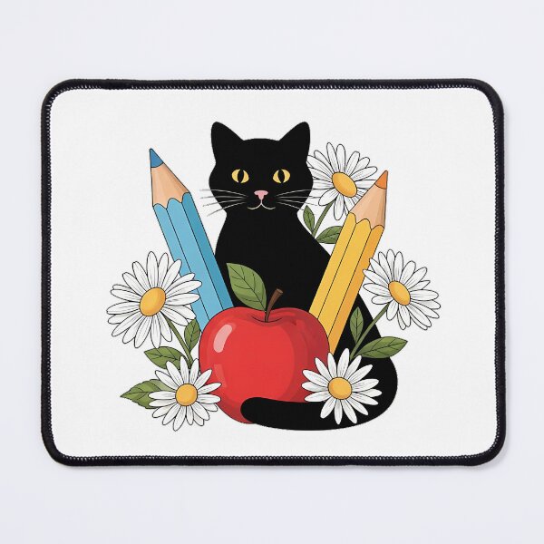 Item preview, Daisy Flowers Black Cat Apple and Daisy Bundle Gift designed and sold by pumsquare.