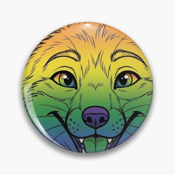 Item preview, Gay Pride Fox designed and sold by The King's general goods.