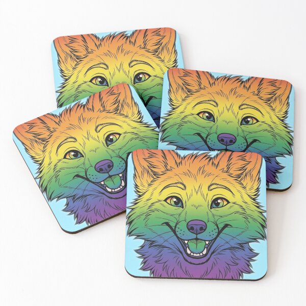 Item preview, Gay Pride Fox designed and sold by The King's general goods.