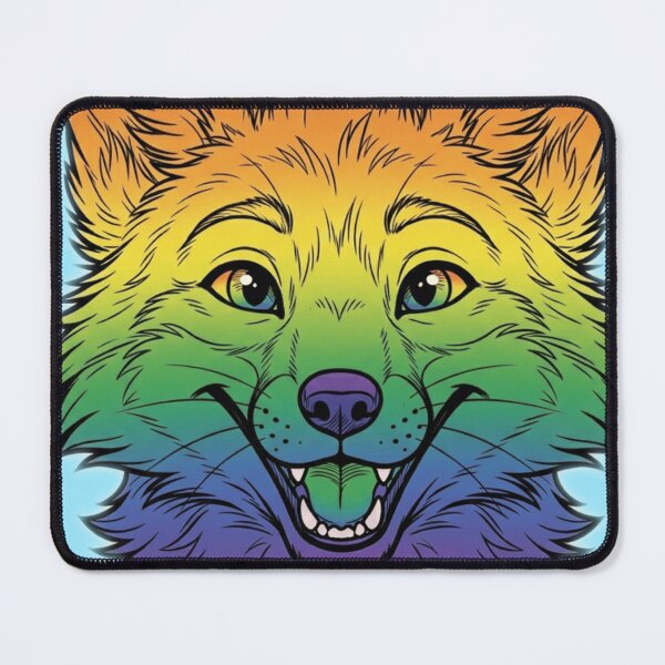 Item preview, Gay Pride Fox designed and sold by The King's general goods.