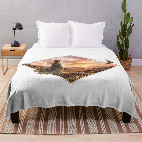 Item preview, Jane Eyre Watercolor Sunset Moors Vintage Landscape designed and sold by Fenay Designs.