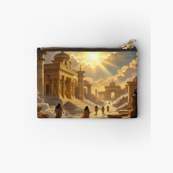 Item preview, Ancient Golden City in Divine Light with Epic Architecture and Mythic Atmosphere designed and sold by FotoworldEdel.