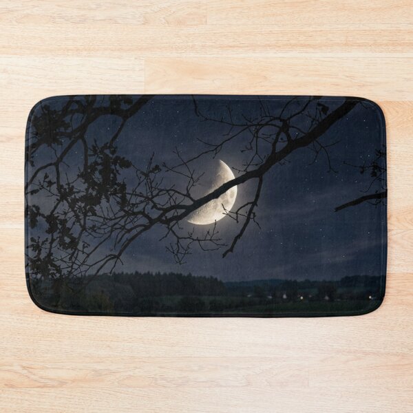 Item preview, Moon partially hidden behind a branch designed and sold by Malisa345.