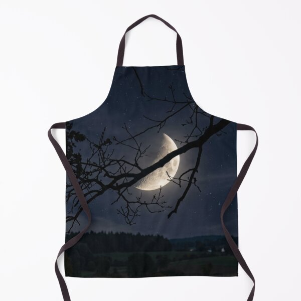 Item preview, Moon partially hidden behind a branch designed and sold by Malisa345.
