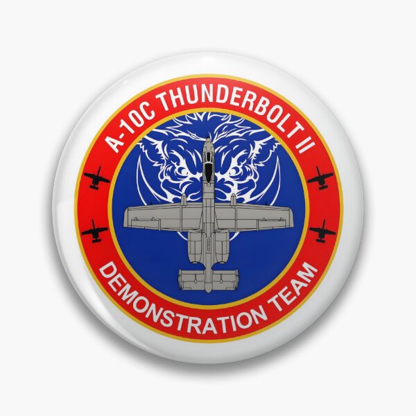 Item preview, A-10C Thunderbolt II Demonstration Team Military Aviation Patch designed and sold by CharlieDesings.