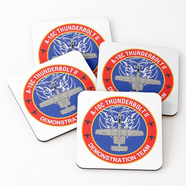Item preview, A-10C Thunderbolt II Demonstration Team Military Aviation Patch designed and sold by CharlieDesings.