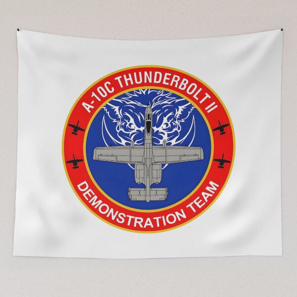 Item preview, A-10C Thunderbolt II Demonstration Team Military Aviation Patch designed and sold by CharlieDesings.