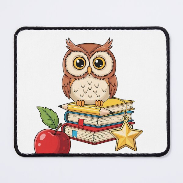 Item preview, Owl Gold Star Charm Stack of Blank Books Gift designed and sold by pumsquare.