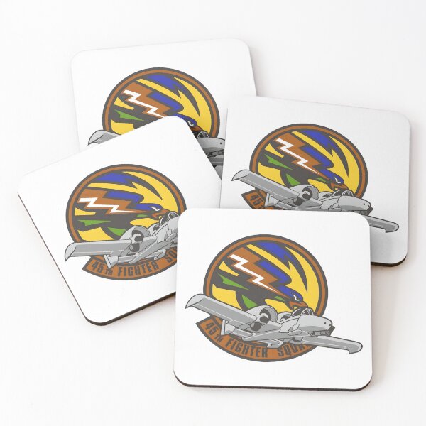 Item preview, 45th Fighter Squadron A-10 Thunderbolt II Military Patch designed and sold by CharlieDesings.