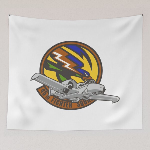 Item preview, 45th Fighter Squadron A-10 Thunderbolt II Military Patch designed and sold by CharlieDesings.