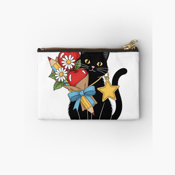 Item preview, Black Cat Gold Star Charm Apple and Daisy Bundle Gift designed and sold by pumsquare.