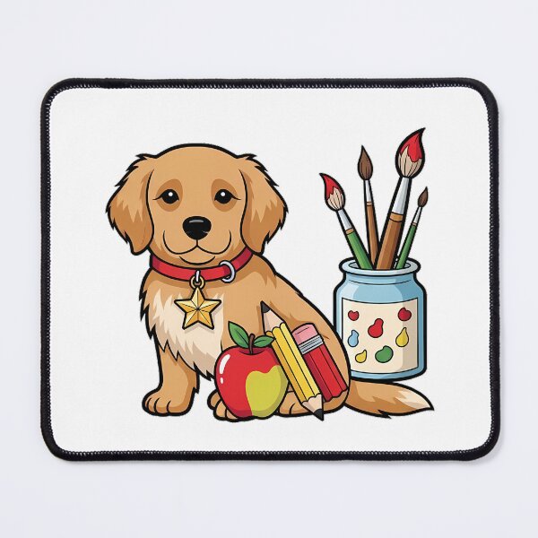 Item preview, Golden Retriever Gold Star Charm Paint Brush Jar Gift designed and sold by pumsquare.
